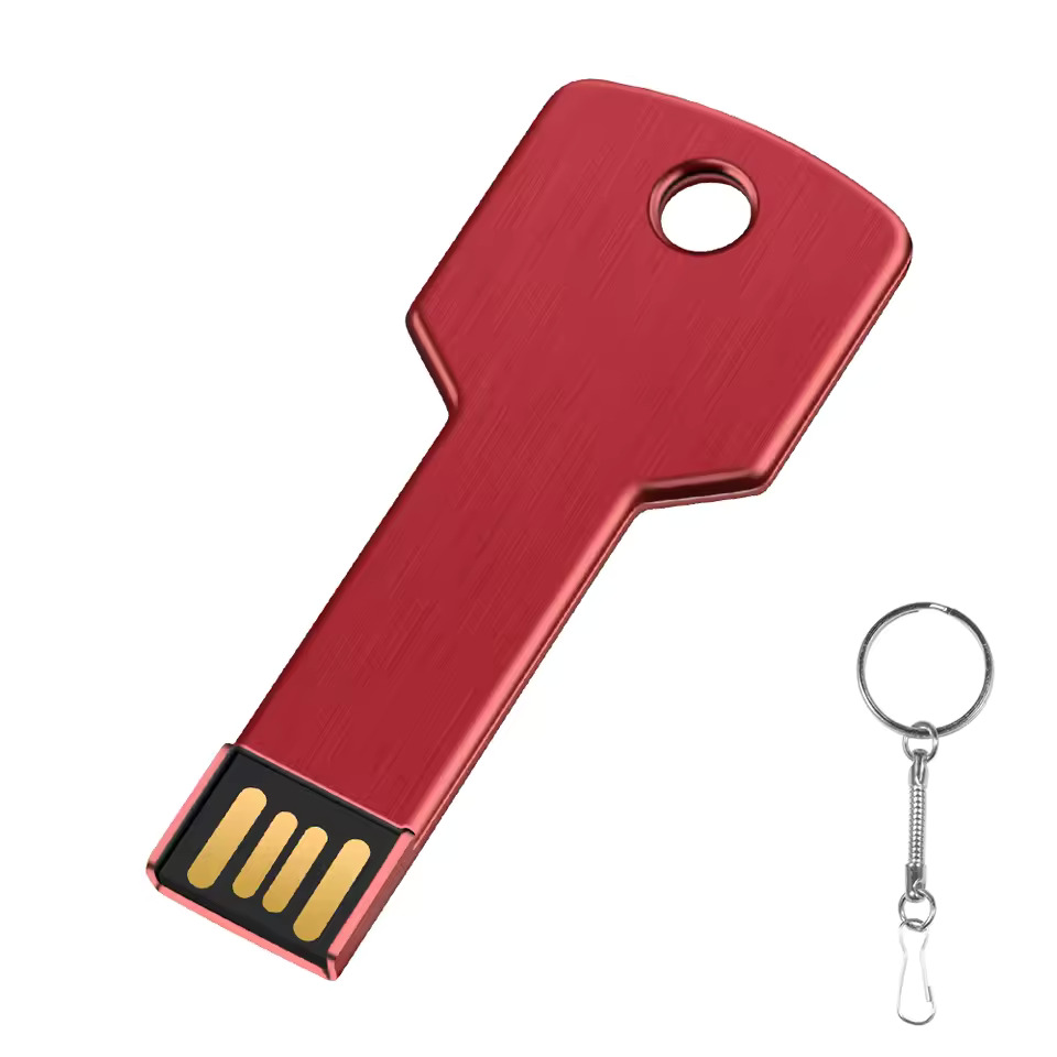 Kleurrijke usb sleutel (Rood, 4GB)